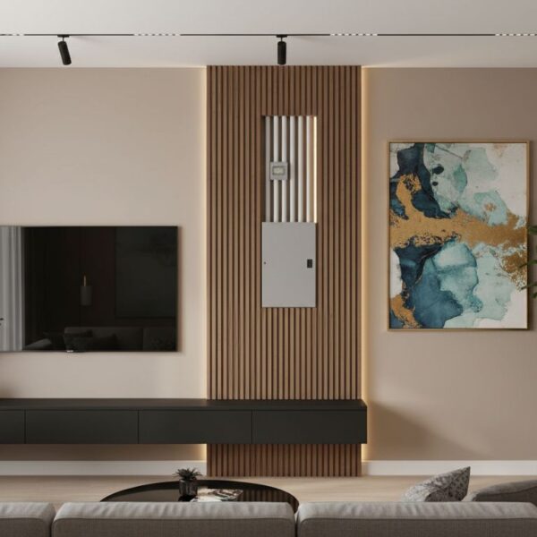 Biến 'Gai Mắt' Thành Điểm Nhấn: Tuyệt Chiêu Che Ống Điều Hòa, Hộp Kỹ Thuật Bằng Tấm Ốp Thẩm Mỹ