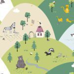 Giấy Dán Tường Hàn Quốc Trẻ Em Dream World 5157-1