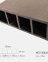 Lam Gỗ Nhựa Ngoài Trời TPWood HD180x60-Coffee