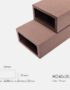 Lam Gỗ Nhựa Ngoài Trời TPWood HD60x30-Brown