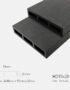 Lam Gỗ Nhựa Ngoài Trời TPWood HD93x20-Darkgrey