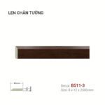Len Chân Tường Nhựa Cao 43mm B511-3
