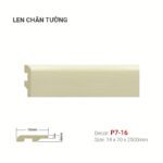 Len Chân Tường Nhựa Cao 70mm P7-16