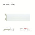 Len Chân Tường Nhựa Cao 75mm B703-7