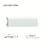 Len Chân Tường Nhựa Cao 78mm B701-7