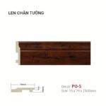 Len Chân Tường Nhựa Cao 79mm PO-5