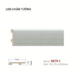 Len Chân Tường Nhựa Cao 79mm SK79-1