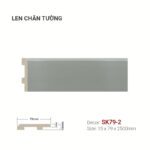 Len Chân Tường Nhựa Cao 79mm SK79-2