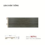 Len Chân Tường Nhựa Cao 79mm SK79-6