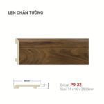 Len Chân Tường Nhựa Cao 90mm P9-32