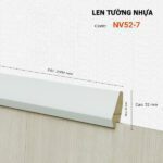 Len Chân Tường Nhựa Cao 52mm NV52-7