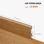 Len Chân Tường Nhựa Cao 80mm LV-8063
