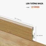 Len Chân Tường Nhựa Cao 80mm LV-8066