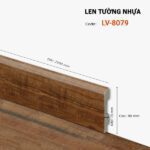 Len Chân Tường Nhựa Cao 80mm LV-8079