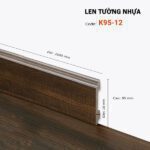 Len Chân Tường Nhựa Cao 95mm K95-12