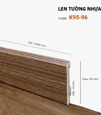 Len Chân Tường Nhựa Cao 95mm K95-96