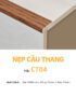 Nẹp Nhôm Cầu Thang Chống Trượt CT04