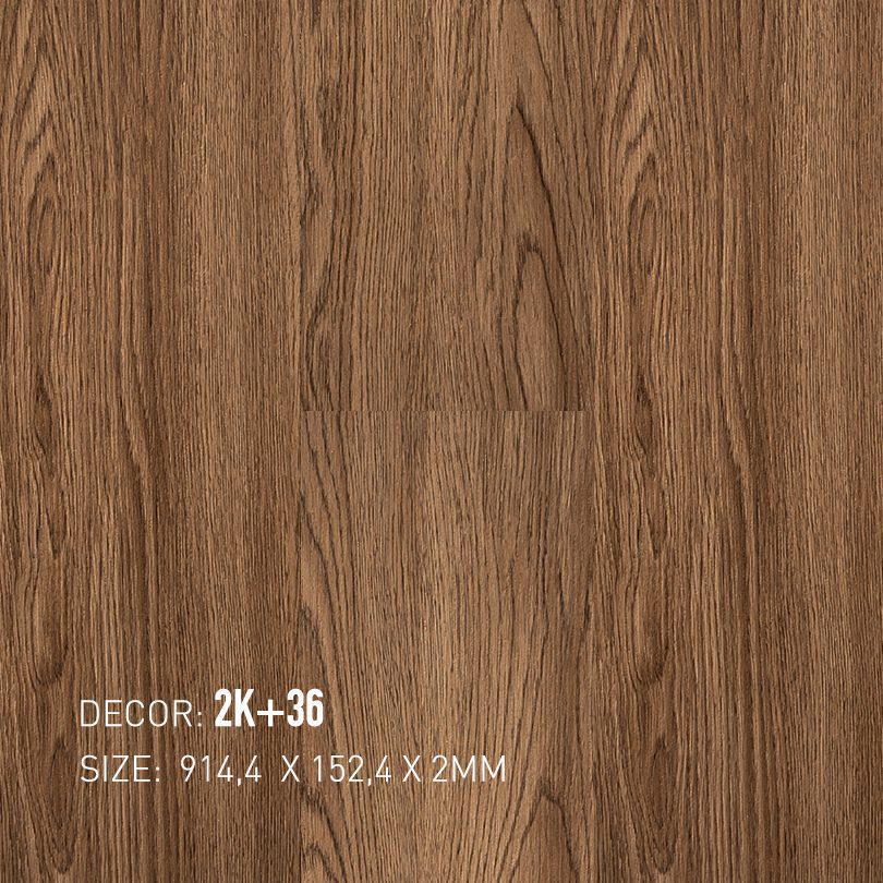 Sàn Nhựa Có Keo Sẵn 2K Vinyl 2K+36 Sàn Nhựa Có Keo Sẵn 2K Vinyl 2K+36