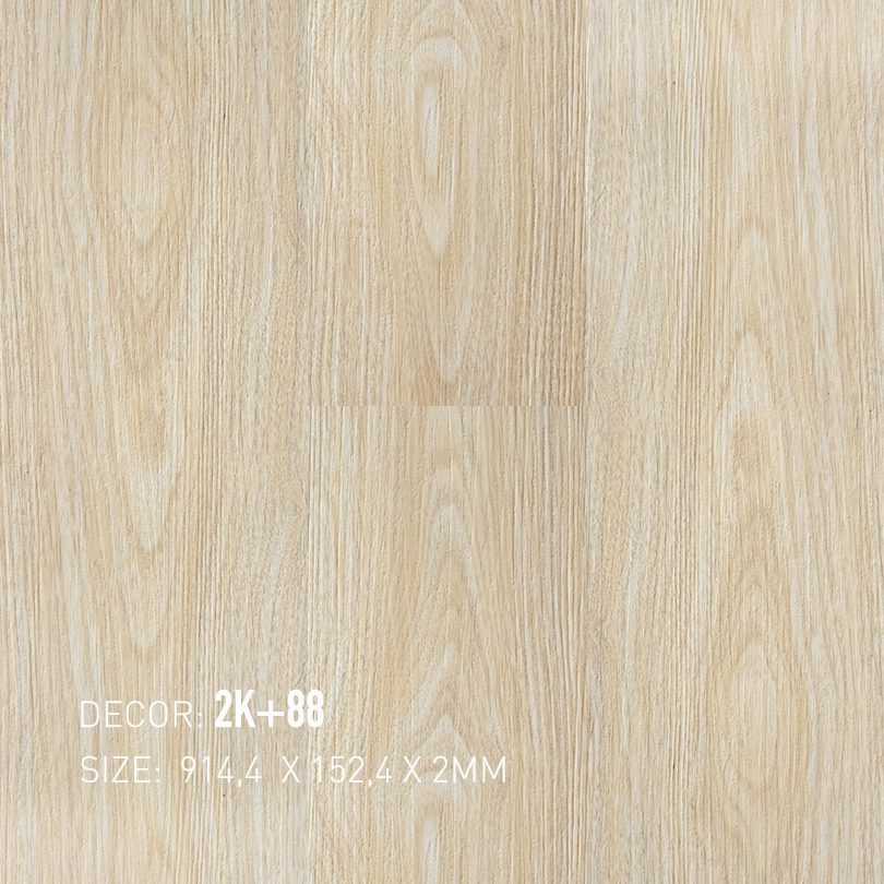 Sàn Nhựa Có Keo Sẵn 2K Vinyl 2K+88 Sàn Nhựa Có Keo Sẵn 2K Vinyl 2K+88