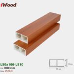 Lam Hộp Nhựa L50x100 Iwood L510-3