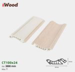 Nẹp Nhựa Cổ Trần Iwood CT100x24-1