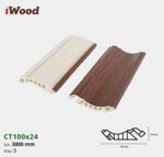 Nẹp Nhựa Cổ Trần Iwood CT100x24-5