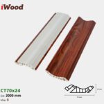 Nẹp Nhựa Cổ Trần Iwood CT70x24-6
