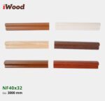 Nẹp Nhựa Cửa Iwood NF40x32
