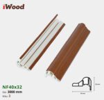 Nẹp Nhựa Cửa Iwood NF40x32-3