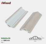 Nẹp Nhựa Nối Iwood NN60x20-1