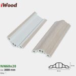 Nẹp Nhựa Nối Iwood NN60x20-1