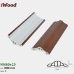 Nẹp Nhựa Nối Iwood NN60x20-3
