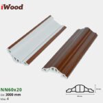 Nẹp Nhựa Nối Iwood NN60x20-4