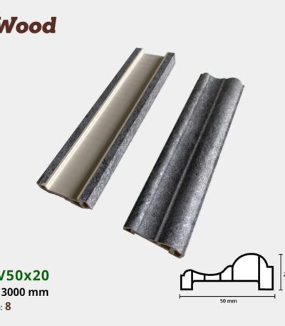 Nẹp Nhựa Viền Iwood NV50x20-8
