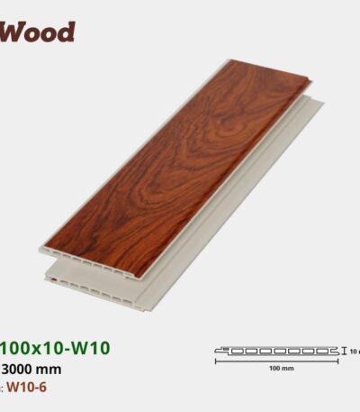 Lam Nhựa PVC W100x10 Iwood W10-6