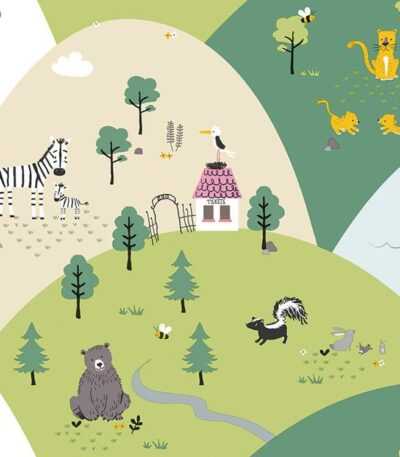 Giấy Dán Tường Hàn Quốc Trẻ Em Dream World 5157-1