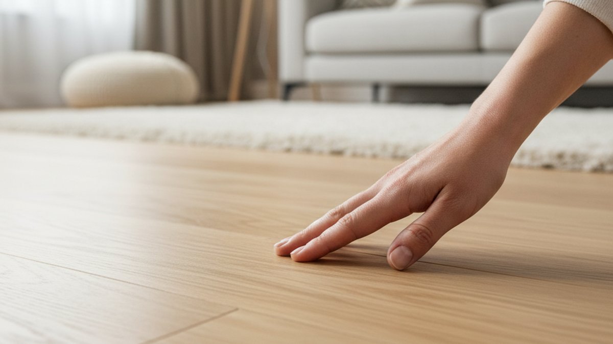 Bàn Tay Chạm Sàn Gỗ Đẹp Chất Lượng Cao