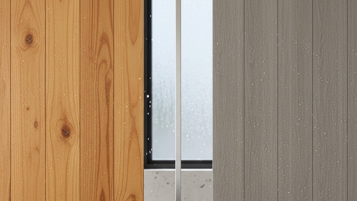 So Sánh Gỗ Tự Nhiên Xử Lý Và Gỗ Nhựa Wpc Ốp Tường