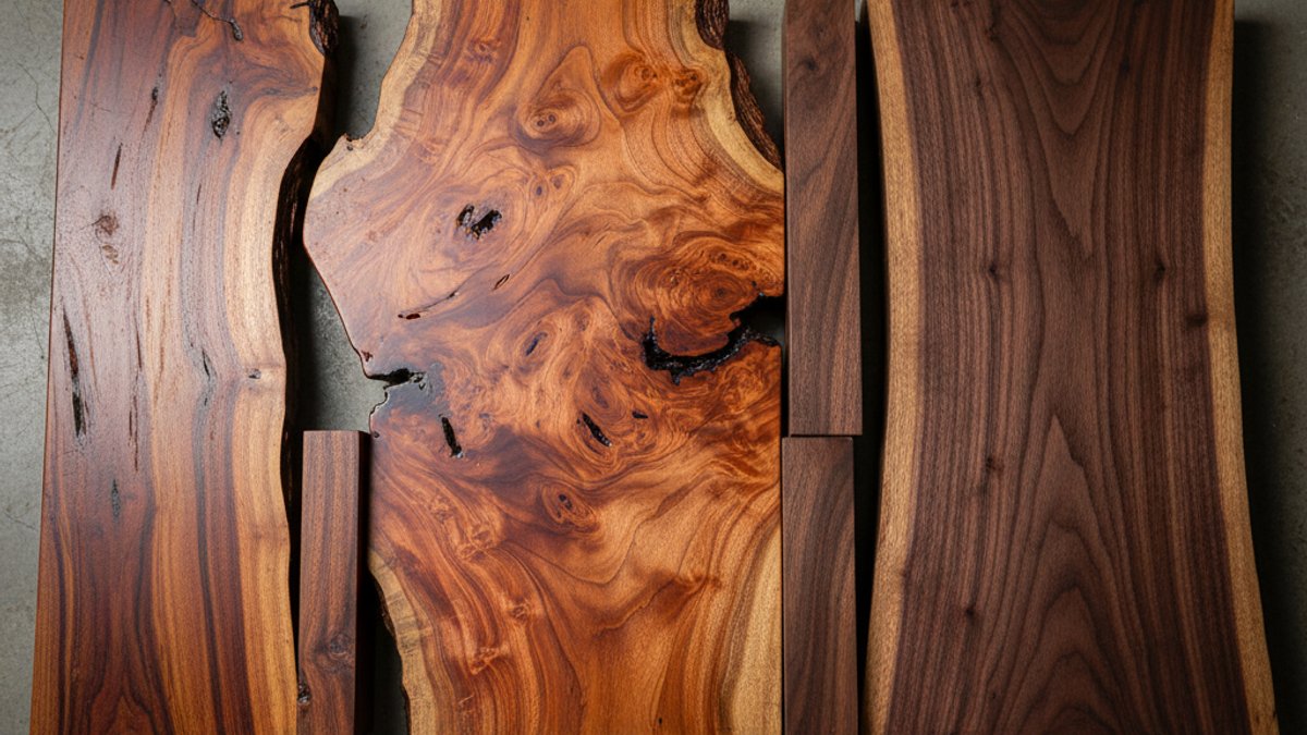 Vân Gỗ Tự Nhiên Của Gỗ Lim, Hương, Óc Chó