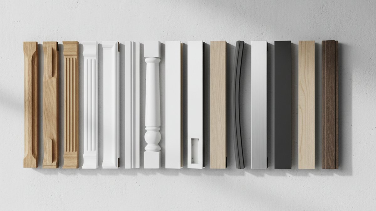 Các Loại Phào Chân Tường Gỗ, Mdf, Nhựa