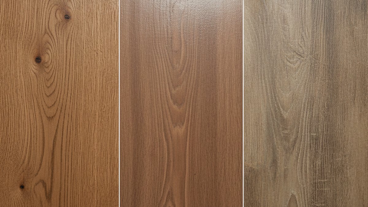 So Sánh Vân Gỗ Sàn Tự Nhiên, Công Nghiệp Và Nhựa Giả Gỗ