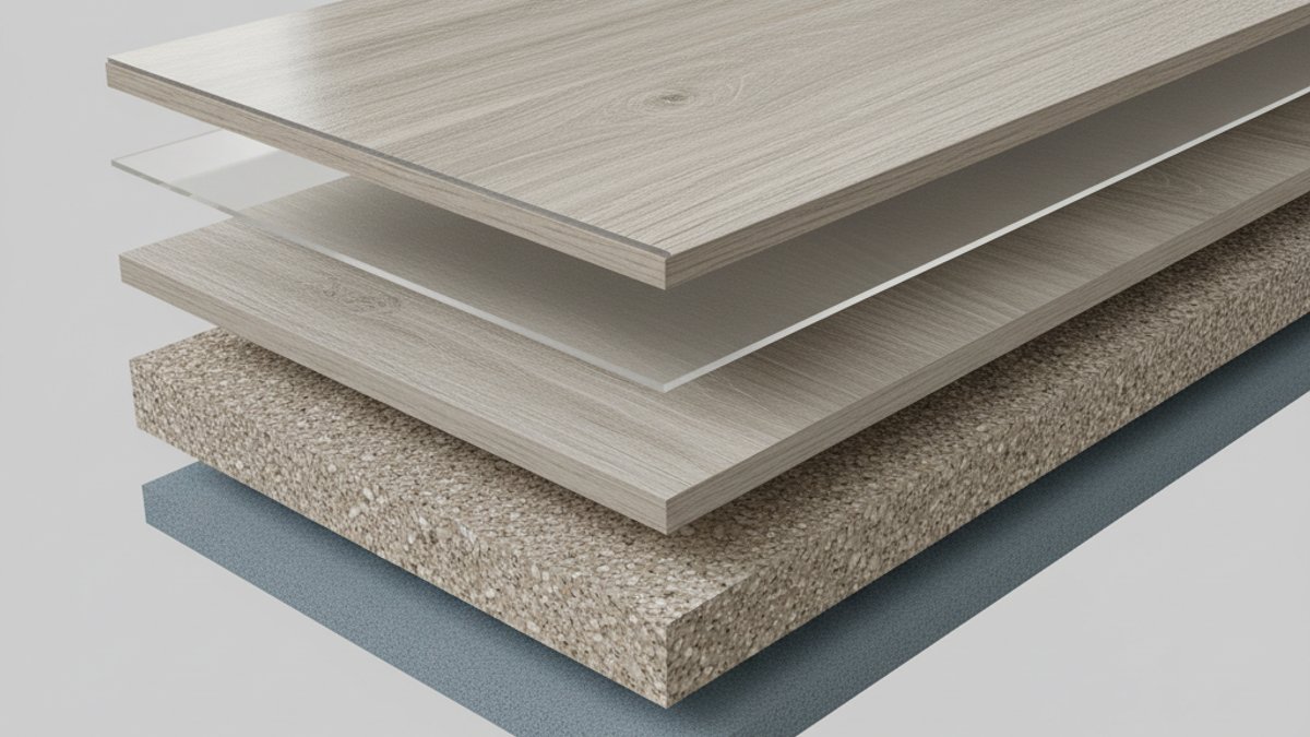 Sàn Gỗ Nào Bền Nhất? Đánh Giá Tuổi Thọ &Amp; Bí Quyết Kéo Dài Độ Bền Cho Sàn Nhà Cấu Tạo Các Lớp Của Sàn Nhựa Giả Gỗ Spc