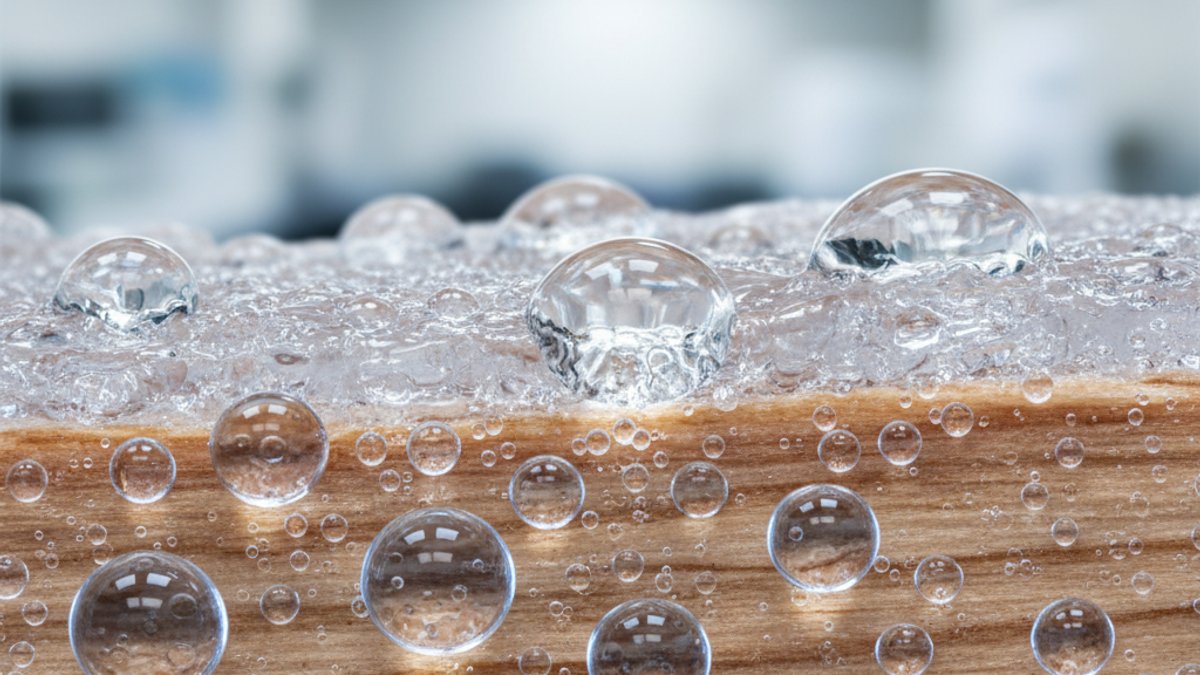 Minh Họa Công Nghệ Xử Lý Chống Thấm Trên Gỗ