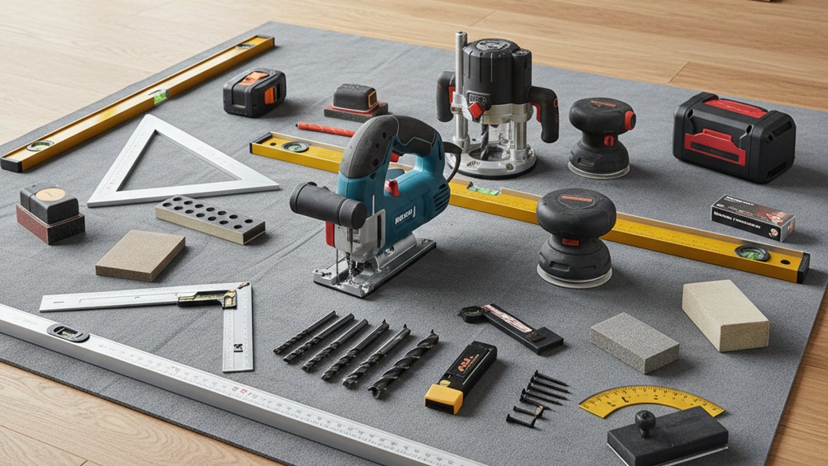 Kỹ Thuật Thi Công Sàn Gỗ Chuyên Biệt Cho Không Gian Kiến Trúc Phức Tạp: Từ Bo Cong Đến Cầu Thang Xoắn Ốc Công Cụ Lắp Đặt Sàn Gỗ Chuyên Nghiệp