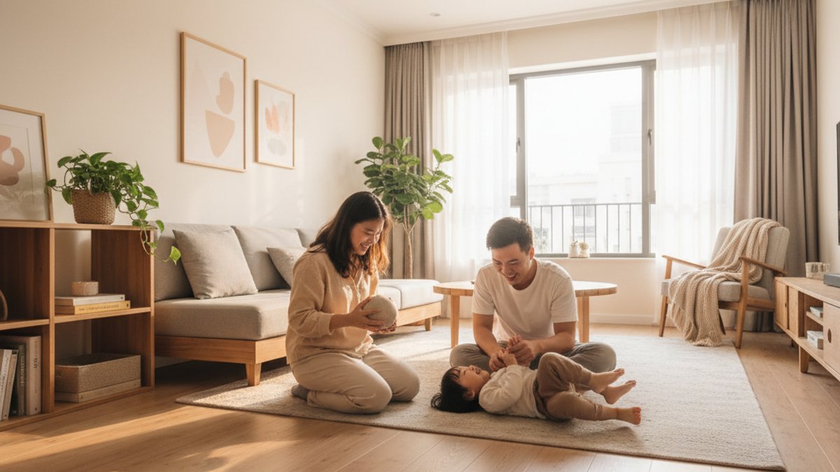 Sàn Nhà An Toàn Cho Trẻ Nhỏ: Giải Pháp Chống Trượt, Không Độc Hại Từ Vua Gỗ Gia Đình Việt Chơi Đùa Trên Sàn Gỗ An Toàn, Ấm Cúng