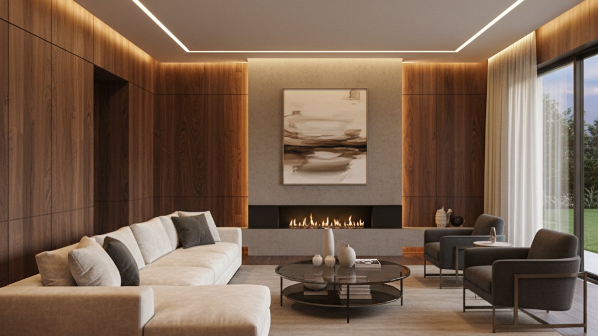 Gỗ Chống Cháy: Giải Pháp An Toàn Và Thẩm Mỹ Cho Kiến Trúc Hiện Đại Không Gian Nội Thất Sử Dụng Gỗ Chống Cháy An Toàn Và Thẩm Mỹ