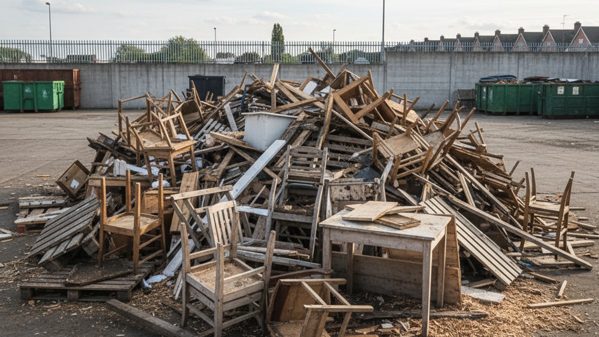 Tái Chế Gỗ Cũ: Biến Phế Liệu Thành Tài Nguyên Xanh Cho Ngôi Nhà Việt Đống Gỗ Cũ, Phế Liệu Gỗ Bị Bỏ Đi