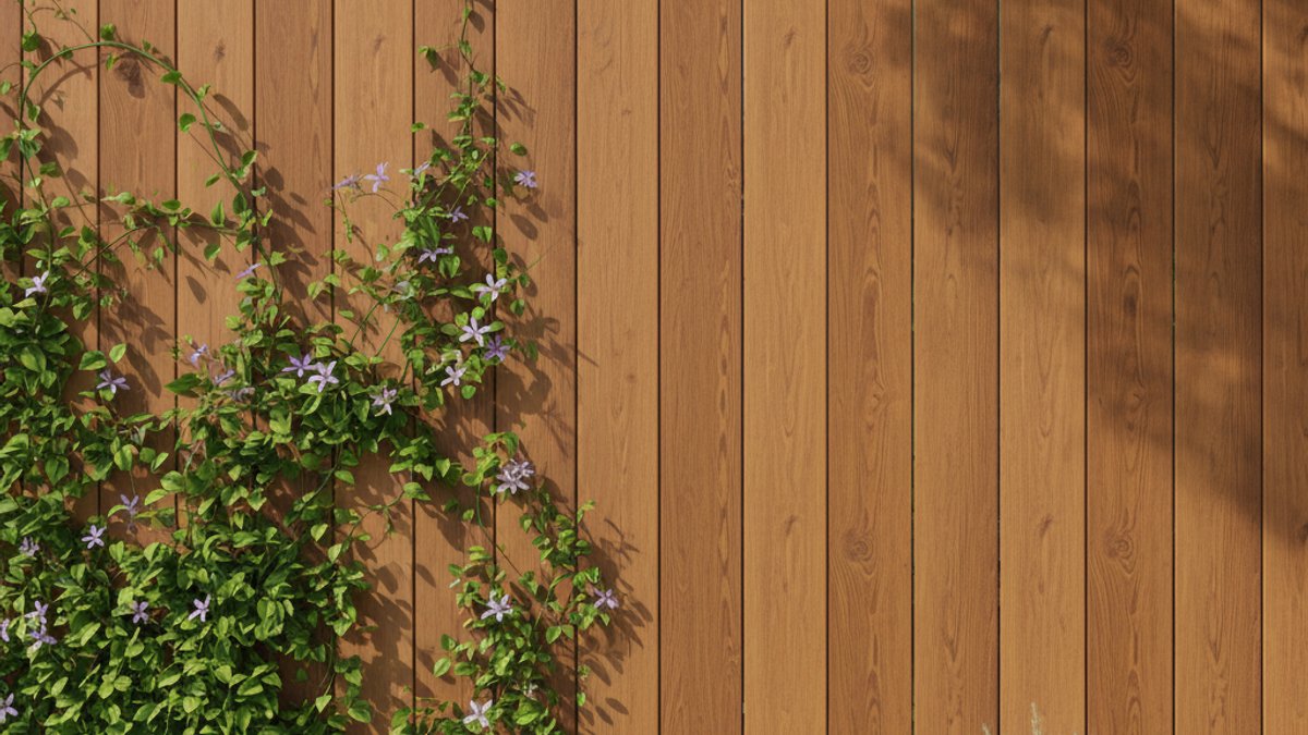 Hàng Rào Gỗ Nhựa Wpc Màu Gỗ Tự Nhiên