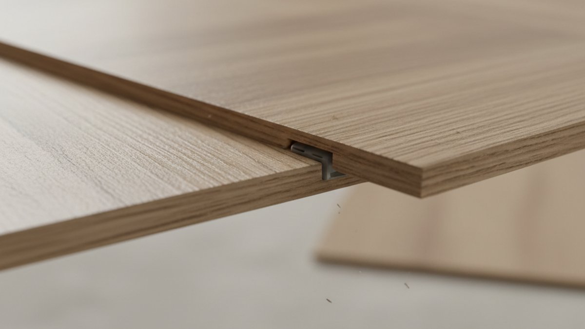 Cận Cảnh Hèm Khóa Sàn Gỗ Công Nghiệp