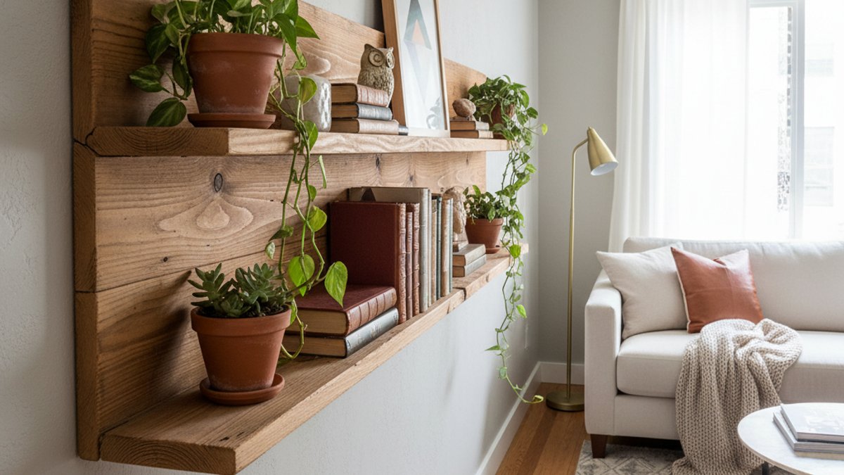 Tái Chế Gỗ Cũ: Biến Phế Liệu Thành Tài Nguyên Xanh Cho Ngôi Nhà Việt Kệ Gỗ Cũ Tái Chế Trang Trí Phòng Khách